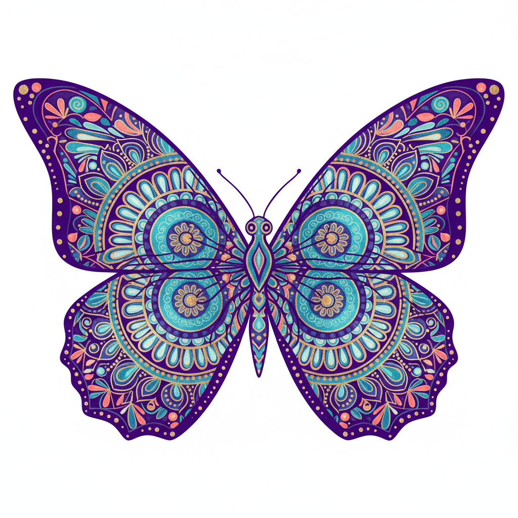 Vibrant Butterfly T-Shirt